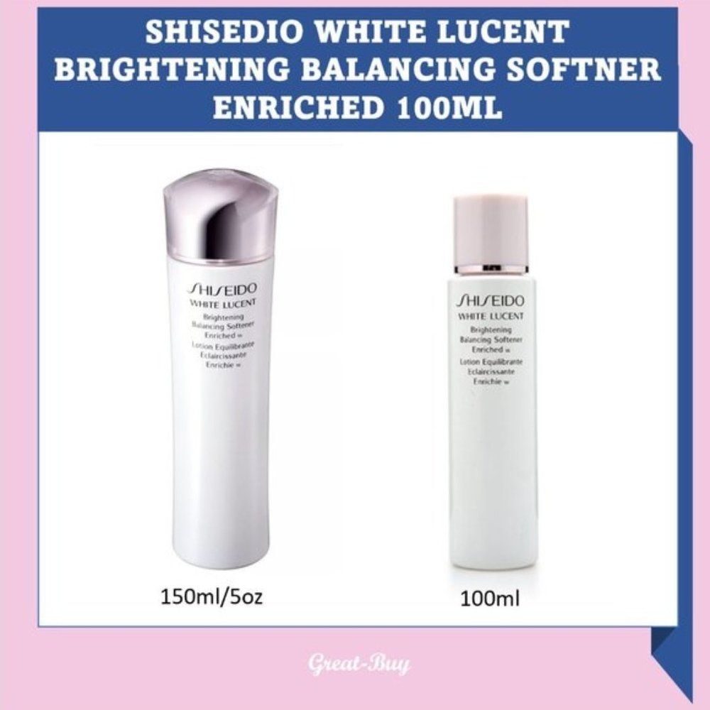 Shiseido White Lucent Brightening Balancing Softener Enriched Lotion 3.3…